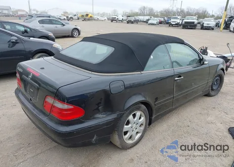 2003 Mercedes-Benz Clk 320 from USA, damaged, VIN WDBLK65G63T142595